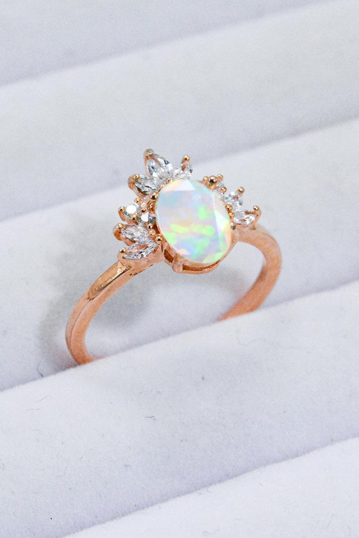 Hazel Blues® | Best Of Me 925 Sterling Silver Opal Ring - Hazel Blues®