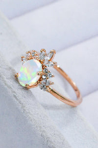 Hazel Blues® | Best Of Me 925 Sterling Silver Opal Ring - Hazel Blues®