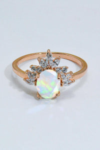 Hazel Blues® | Best Of Me 925 Sterling Silver Opal Ring - Hazel Blues®