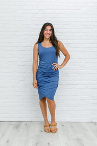 Hazel Blues® | Blue Wrap Dress - Hazel Blues®