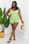 Hazel Blues® | By The Shore Two-Piece Swimsuit in Blossom Green - Hazel Blues®