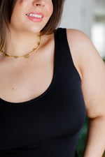 Hazel Blues® | Carefree Seamless Reversible Tank in Black - Hazel Blues®