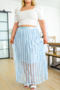 Hazel Blues® | Cascading Ruffles A-Line Skirt - Hazel Blues®