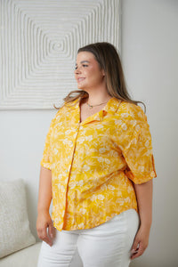 Hazel Blues® | Clementine Floral Button Up Blouse - Hazel Blues®