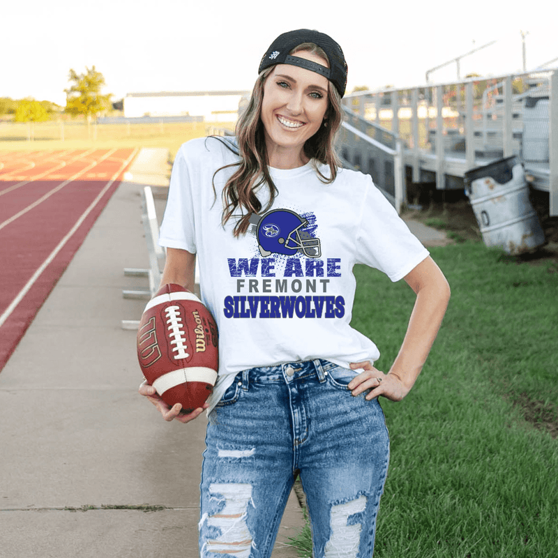 Hazel Blues® | Custom Team Football Helmet Tee - Hazel Blues®