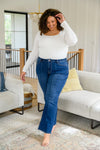 Hazel Blues® | Daria Front Seam Wide Leg Trouser Jeans - Hazel Blues®
