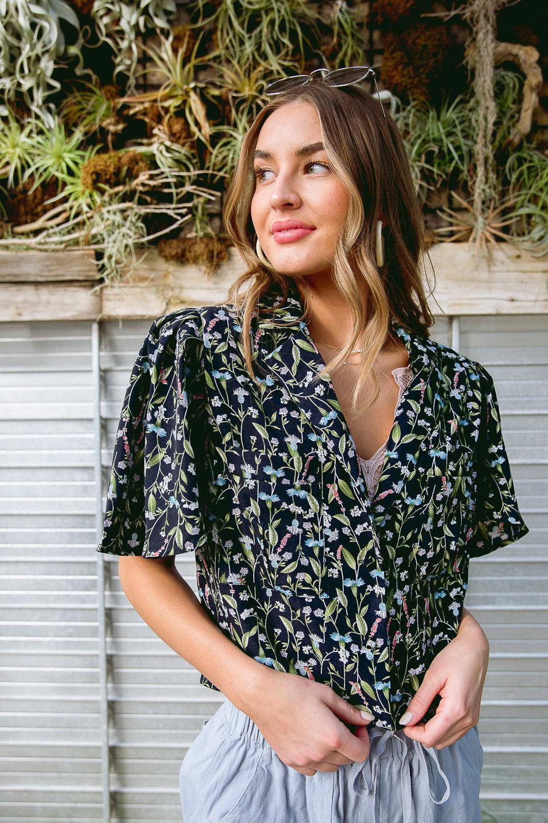 Hazel Blues® | Day Lily Top - Hazel Blues®