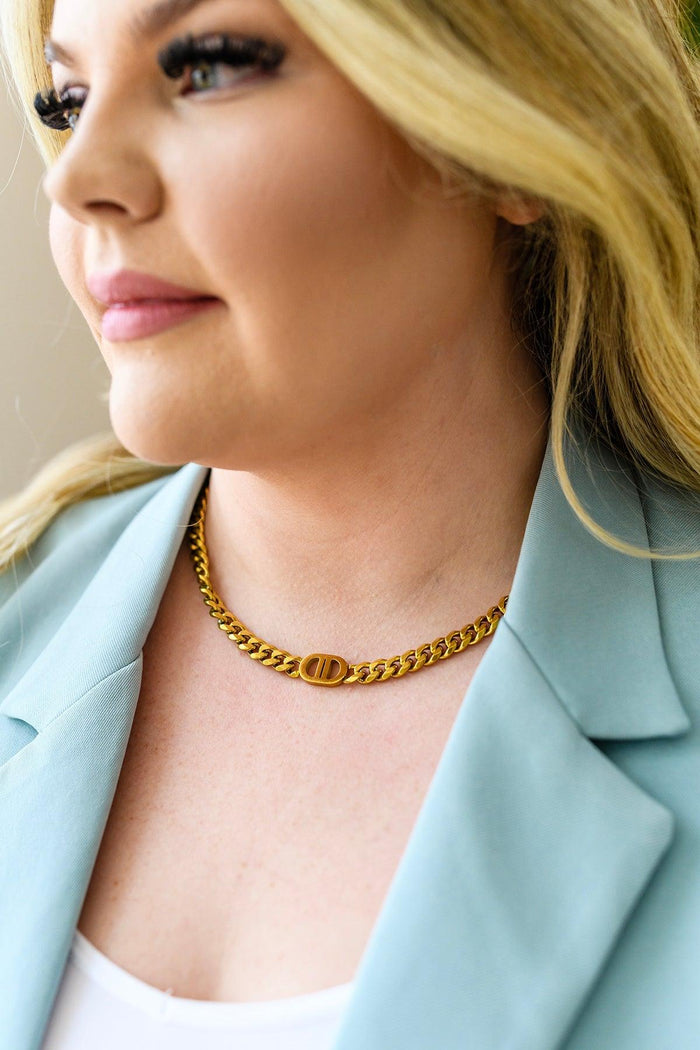 Hazel Blues® | Decadent Darling Link Chain Choker - Hazel Blues®