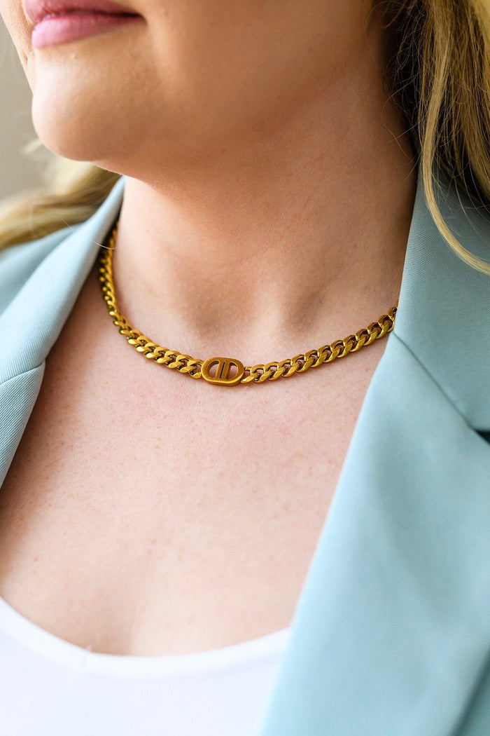 Hazel Blues® | Decadent Darling Link Chain Choker - Hazel Blues®