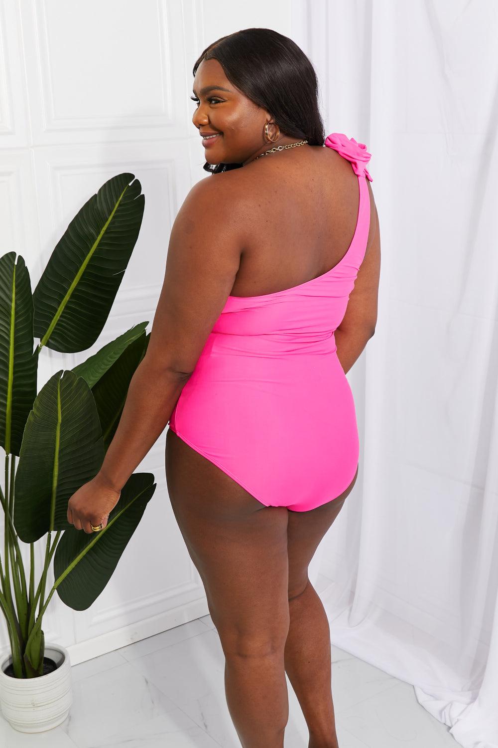 Hazel Blues® | Deep End One-Shoulder One-Piece Swimsuit - Hazel Blues®