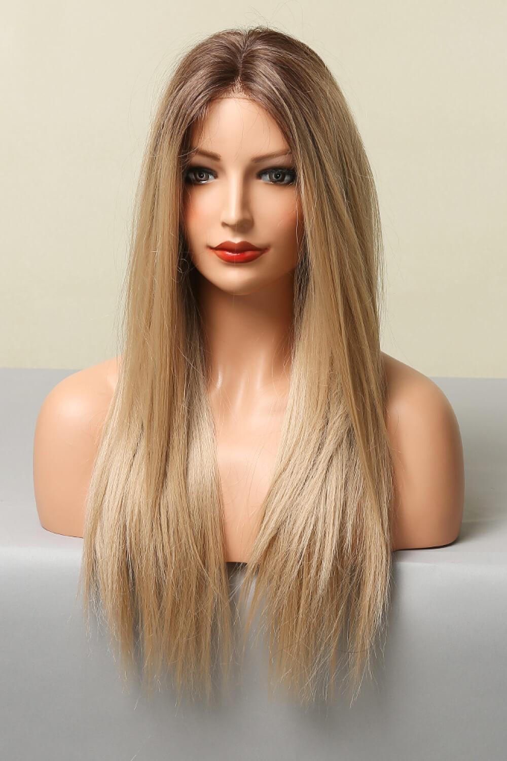 Hazel Blues Dirty Blonde Lace Front Wigs Synthetic Long