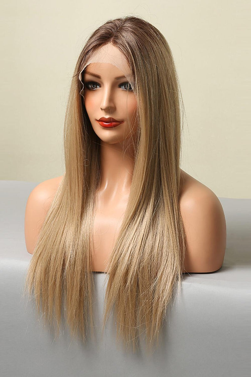 Hazel Blues® | Dirty Blonde Lace Front Wigs Synthetic Long Straight 26'' - Hazel Blues®