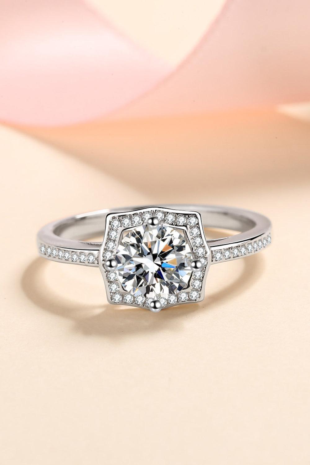 Hazel Blues® | Embrace The Joy 1 Carat Moissanite Ring - Hazel Blues®