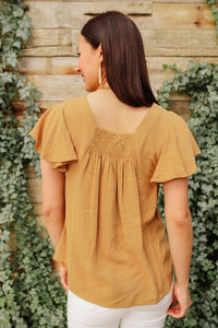 Hazel Blues® | Envy Me Top in Taupe - Hazel Blues®