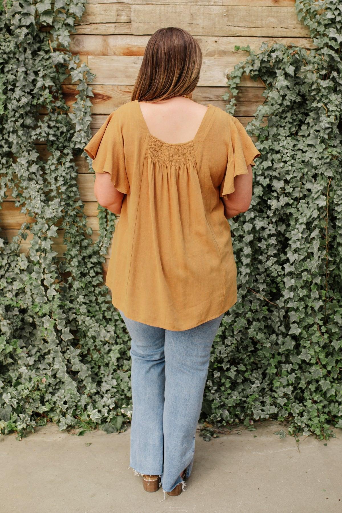 Hazel Blues® | Envy Me Top in Taupe - Hazel Blues®