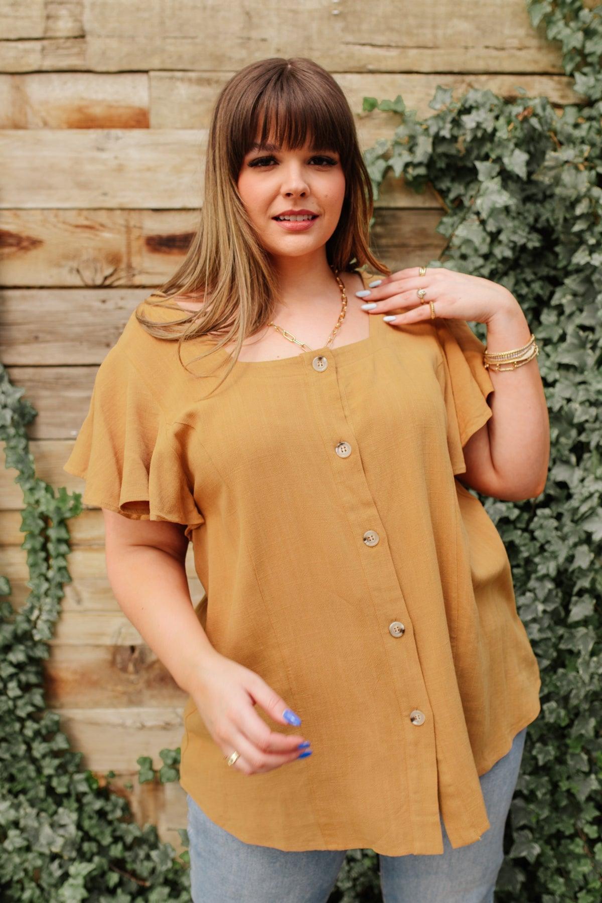 Hazel Blues® | Envy Me Top in Taupe - Hazel Blues®