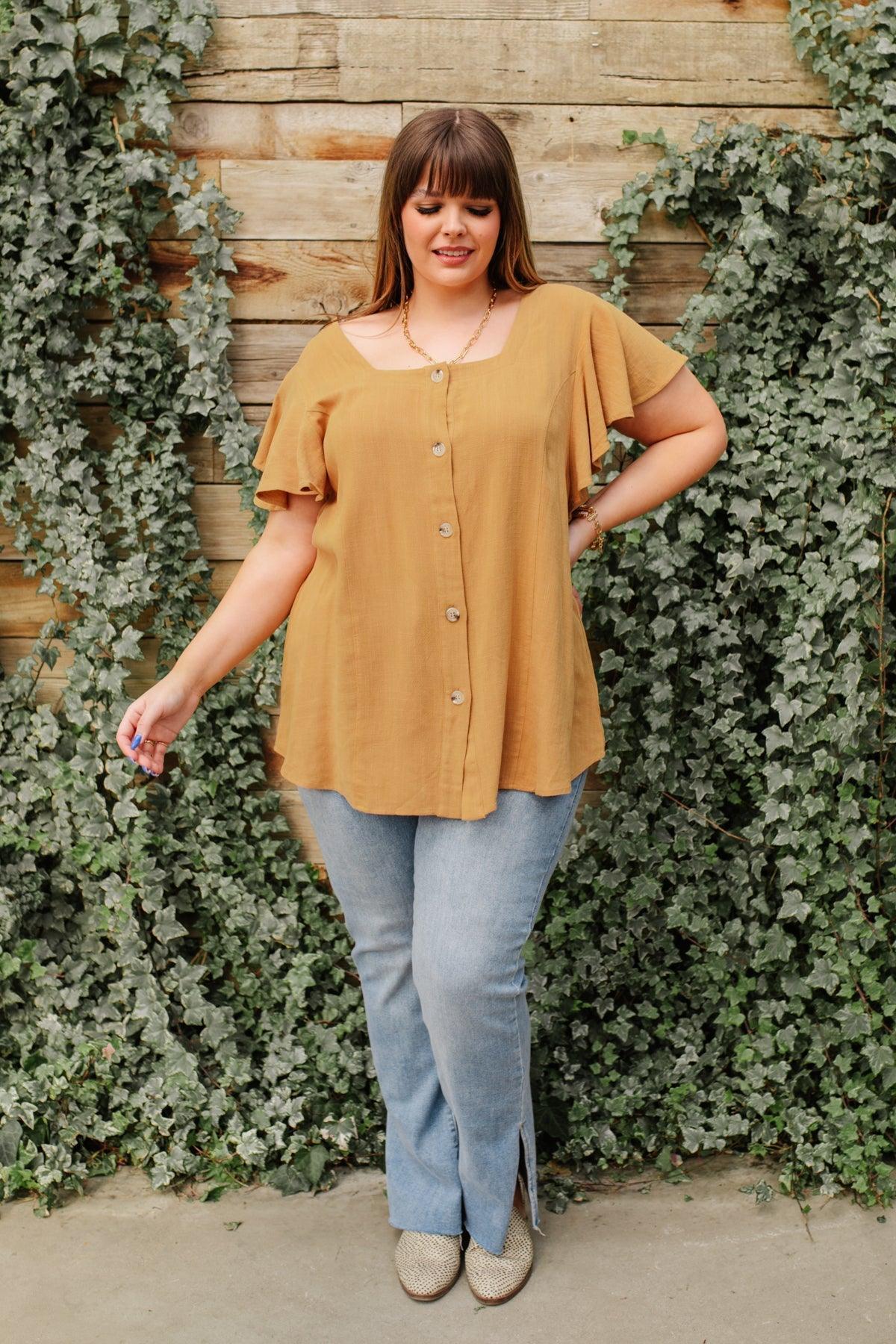 Hazel Blues® | Envy Me Top in Taupe - Hazel Blues®