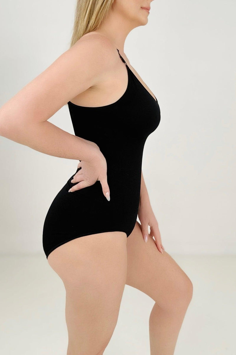 Hazel Blues®  Solid Butt Lift Tummy Control Shaping Bodysuit