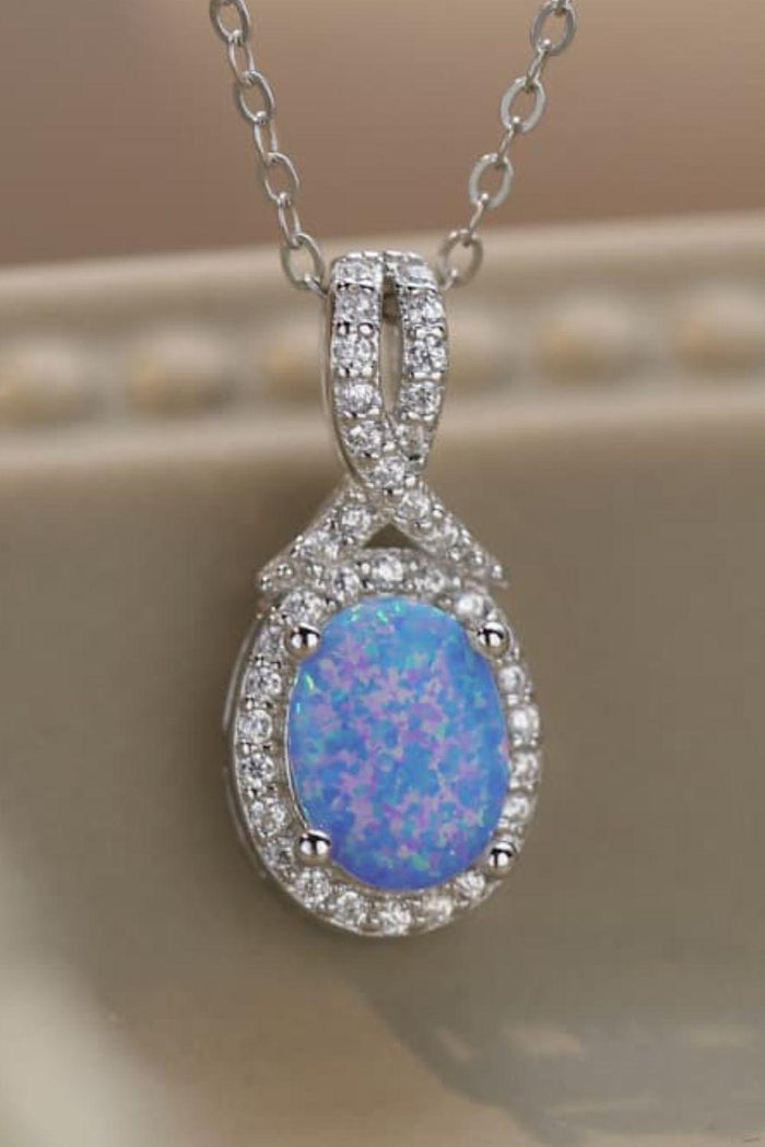 Hazel Blues® | Feeling My Best Opal Pendant Necklace - Hazel Blues®