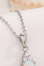 Hazel Blues® | Find Your Center Opal Pendant Necklace - Hazel Blues®
