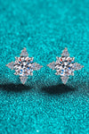 Hazel Blues® | Four Leaf Clover 2 Carat Moissanite Stud Earrings - Hazel Blues®