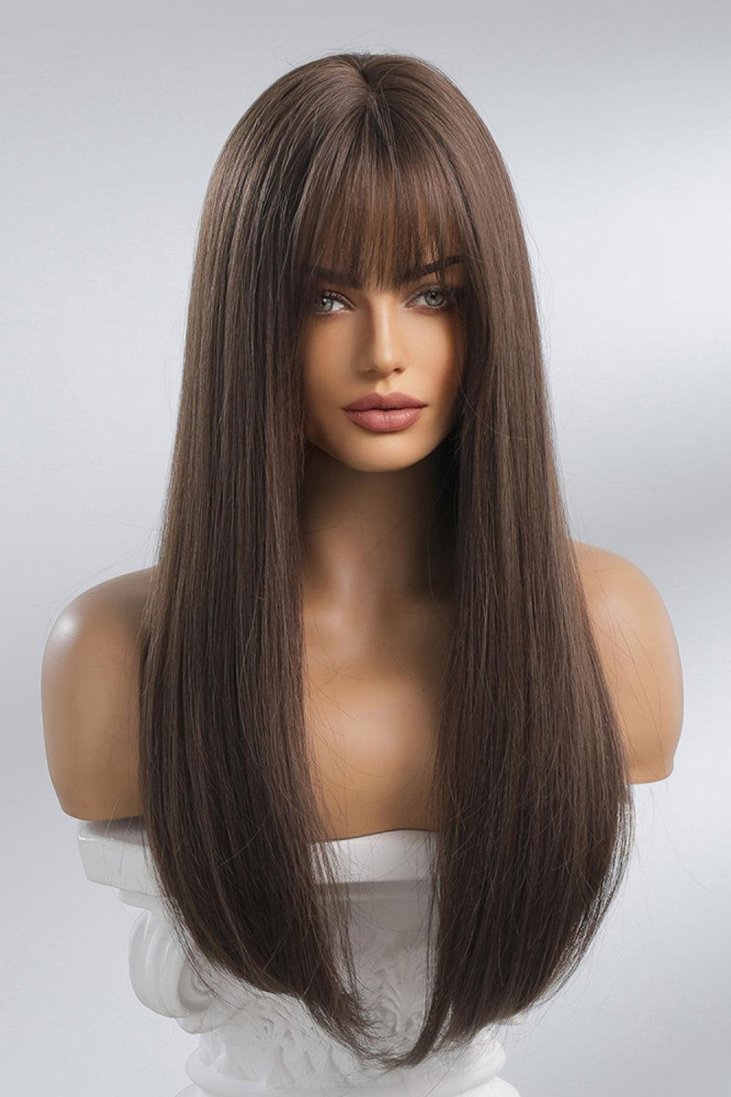 Hazel Blues® | Full Machine Long Straight Synthetic Wigs 26'' - Hazel Blues®