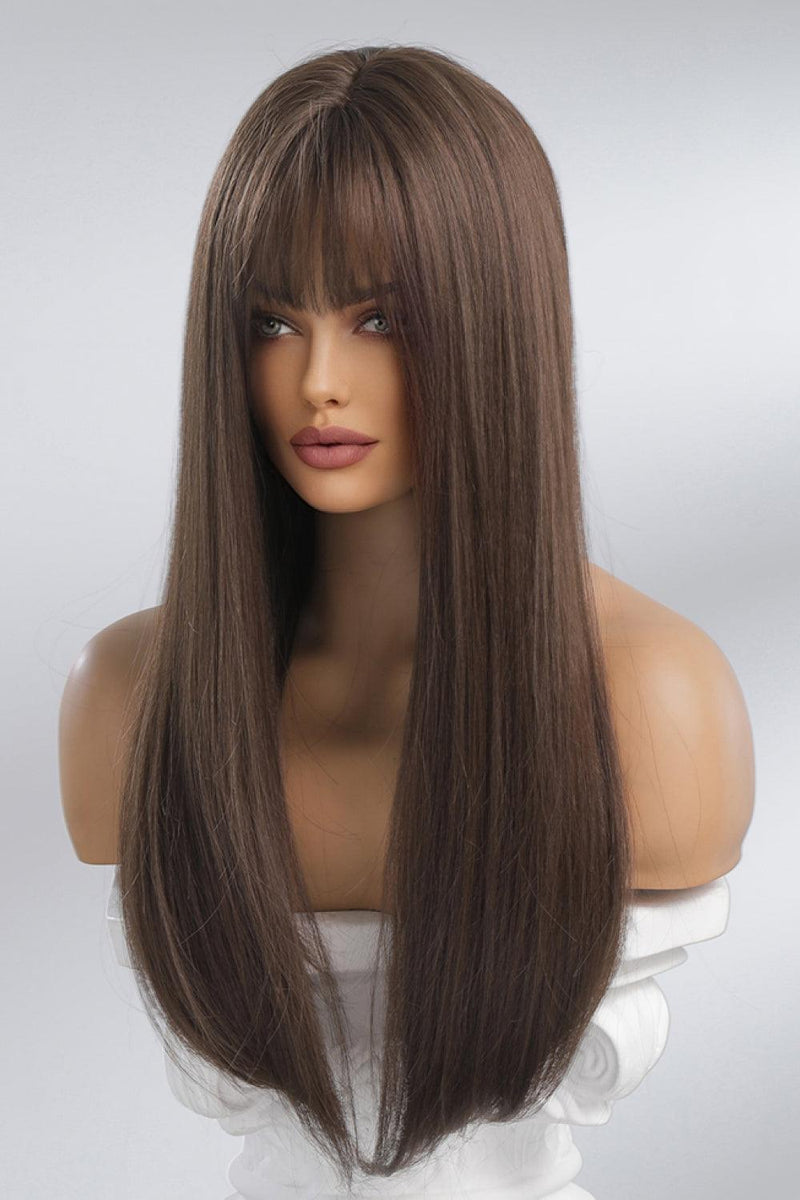 Hazel Blues® | Full Machine Long Straight Synthetic Wigs 26'' - Hazel Blues®