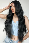 Hazel Blues® | Full Machine Long Wave Synthetic Wigs 28'' - Hazel Blues®