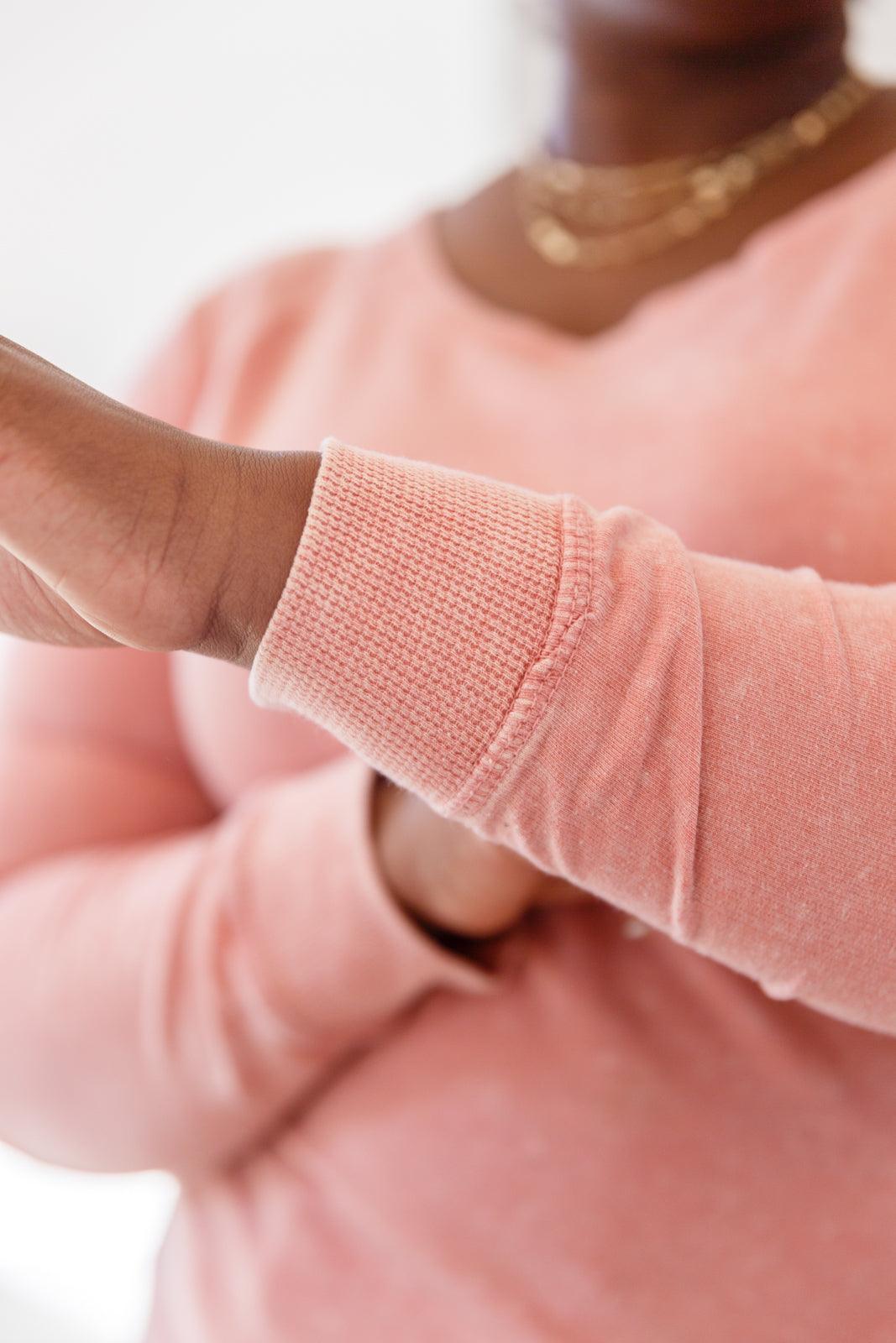 Hazel Blues® | Fun Beginnings Raglan Top In Dusty Mauve - Hazel Blues®