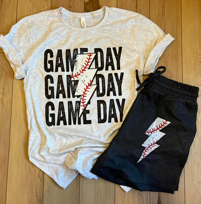 Hazel Blues® | Game Day Bolt Tee OR Shorts - Hazel Blues®