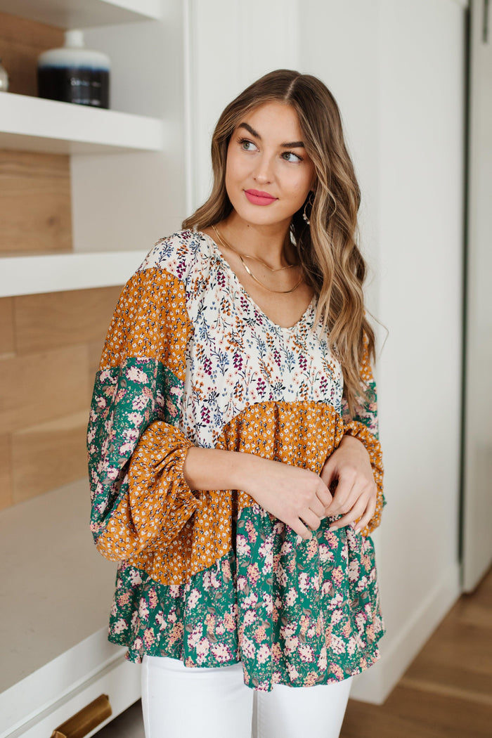 Hazel Blues® | Garden Party Blouse - Hazel Blues®