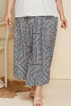 Hazel Blues® | Geometric Pleated Skirt - Hazel Blues®
