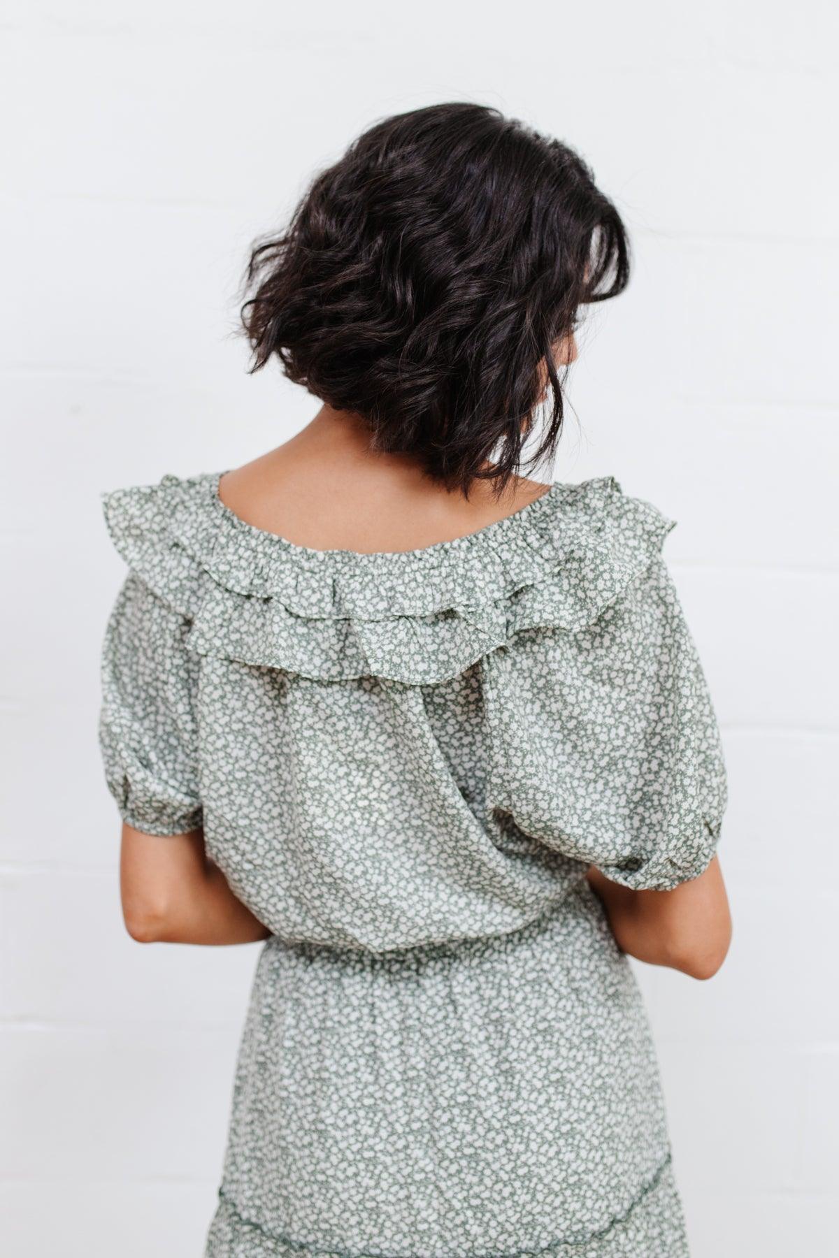 Hazel Blues® | Golden Hour Top in Sage - Hazel Blues®