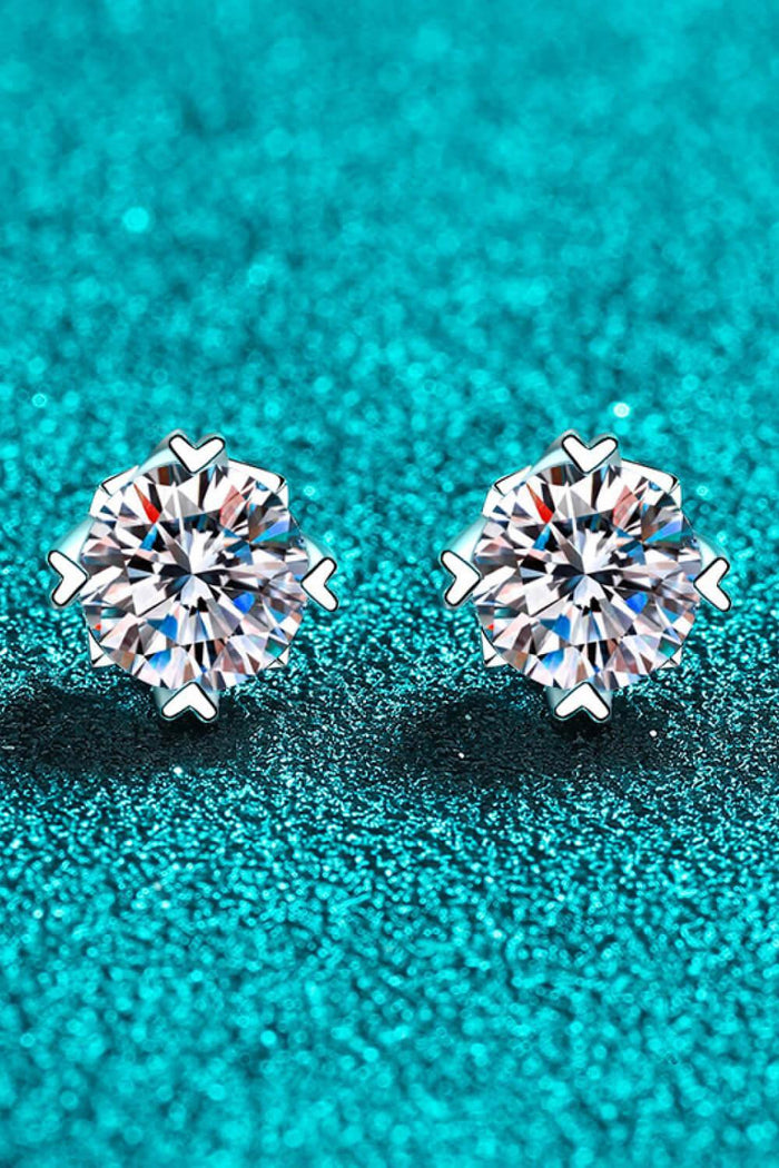 Hazel Blues® | Good Day In My Mind Moissanite Stud Earrings - Hazel Blues®