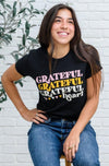 Hazel Blues® | Grateful Heart Graphic T-Shirt In Black - Hazel Blues®