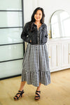 Hazel Blues® | Greenville Gingham Midi Dress - Hazel Blues®