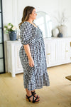 Hazel Blues® | Greenville Gingham Midi Dress - Hazel Blues®