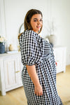 Hazel Blues® | Greenville Gingham Midi Dress - Hazel Blues®