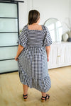 Hazel Blues® | Greenville Gingham Midi Dress - Hazel Blues®