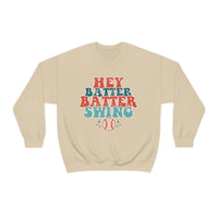 Hazel Blues® | Hey Batter Batter Swing Graphic Sweatshirt - Hazel Blues®