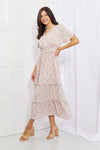 Hazel Blues® | HEYSON Sweet Talk Kimono Sleeve Maxi Dress in Blush Pink - Hazel Blues®