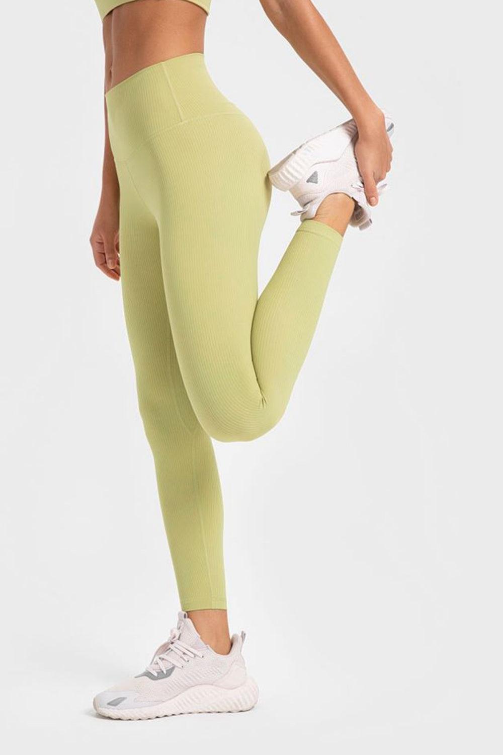 Hazel Blues® | Highly Stretchy Wide Waistband Yoga Leggings - Hazel Blues®