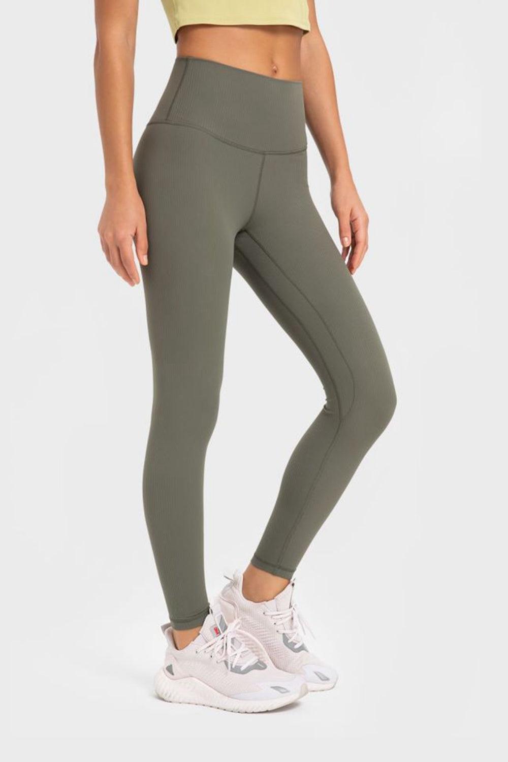 Hazel Blues® | Highly Stretchy Wide Waistband Yoga Leggings - Hazel Blues®