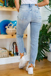 Hazel Blues® | Isabella Paint Splatter Boyfriend Jeans - Hazel Blues®