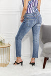 Hazel Blues® | Kancan Amara High Rise Slim Straight Jeans - Hazel Blues®