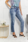 Hazel Blues® | Kancan Amara High Rise Slim Straight Jeans - Hazel Blues®