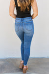 Hazel Blues® | Kancan Lindsay Raw Hem High Rise Skinny Jeans - Hazel Blues®