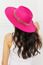 Hazel Blues® | Keep Your Promise Fedora Hat in Pink - Hazel Blues®