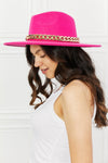 Hazel Blues® | Keep Your Promise Fedora Hat in Pink - Hazel Blues®