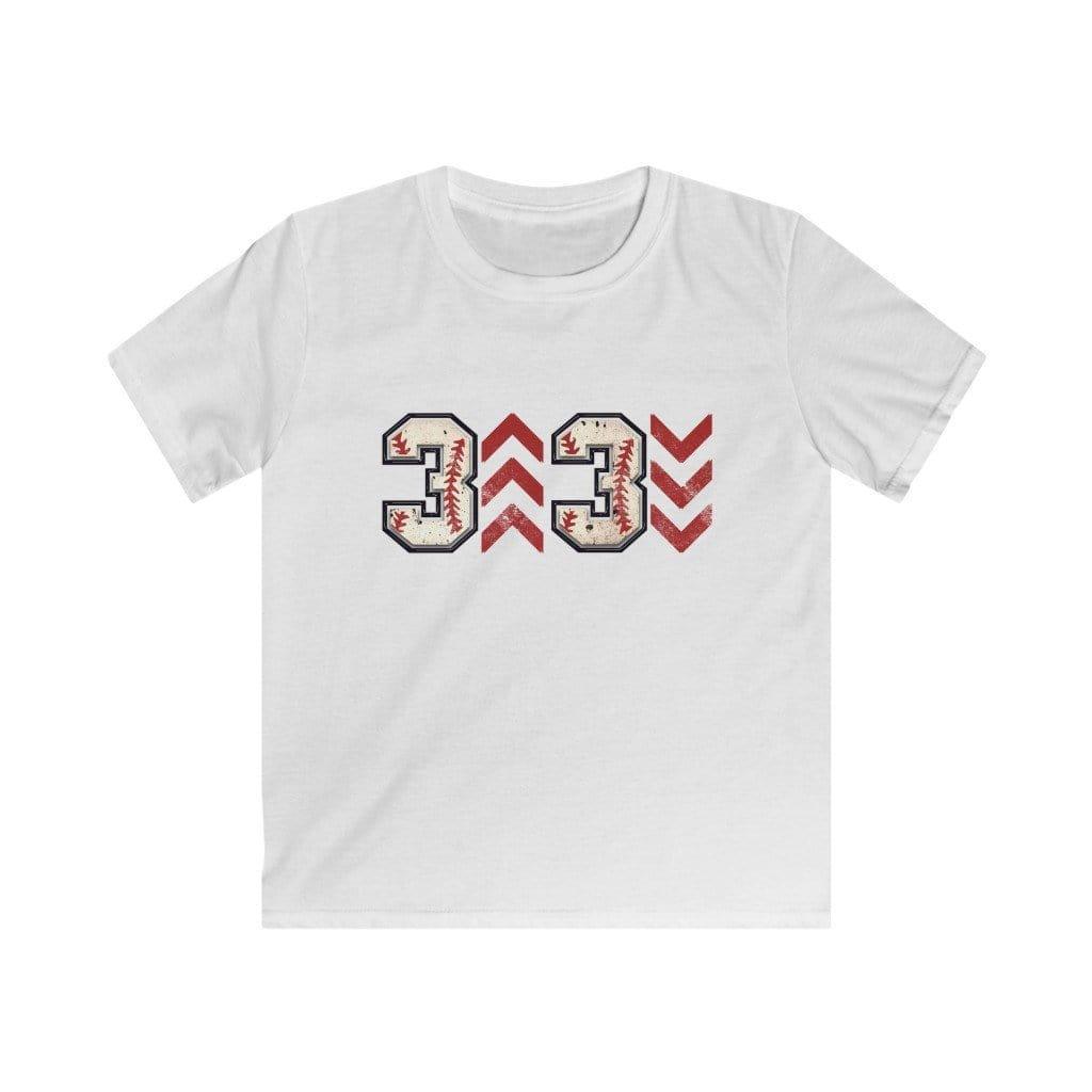 Hazel Blues® | Kids 3 Up 3 Down Baseball Graphic Tee - Hazel Blues®